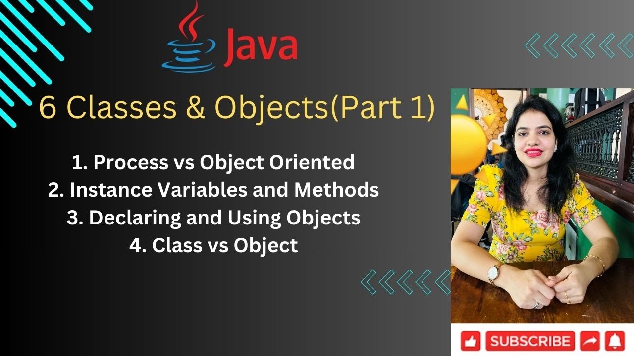 Lec 6(Part 1): Classes & Objects | Instance Variable and Method ...