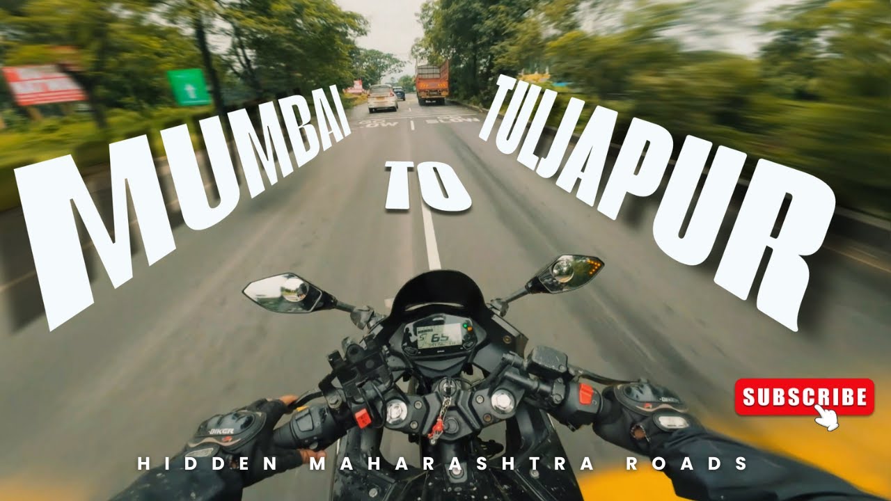 Solo Bike Ride Mumbai to Tuljapur By Road | Journey to Hometown | Marathi Motovlog