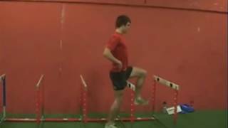 Hurdle drills Walkover bent leg forward backward