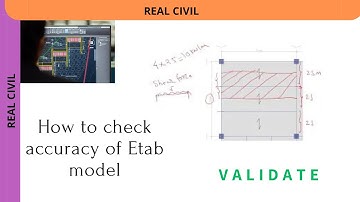 How to Validate ETABS Software Results | Manual Method Tutorial