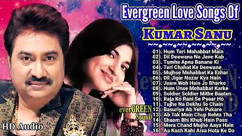 Evergreen Love Songs Of Kumar Sanu & Alka Yagnik hit, Best of kumar sanu,Golden Hit,90s hit playlist