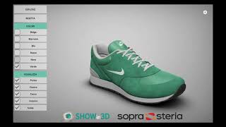 SHOWin3D - Interactive shoe viewer