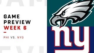 Philadelphia Eagles vs. New York Giants | Week 6 Game Preview | Keys to the Game