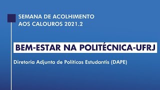 Bem-estar na Politécnica-UFRJ ()