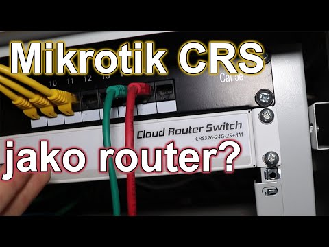 Mikrotik CRS326-24G-2S+RM jako