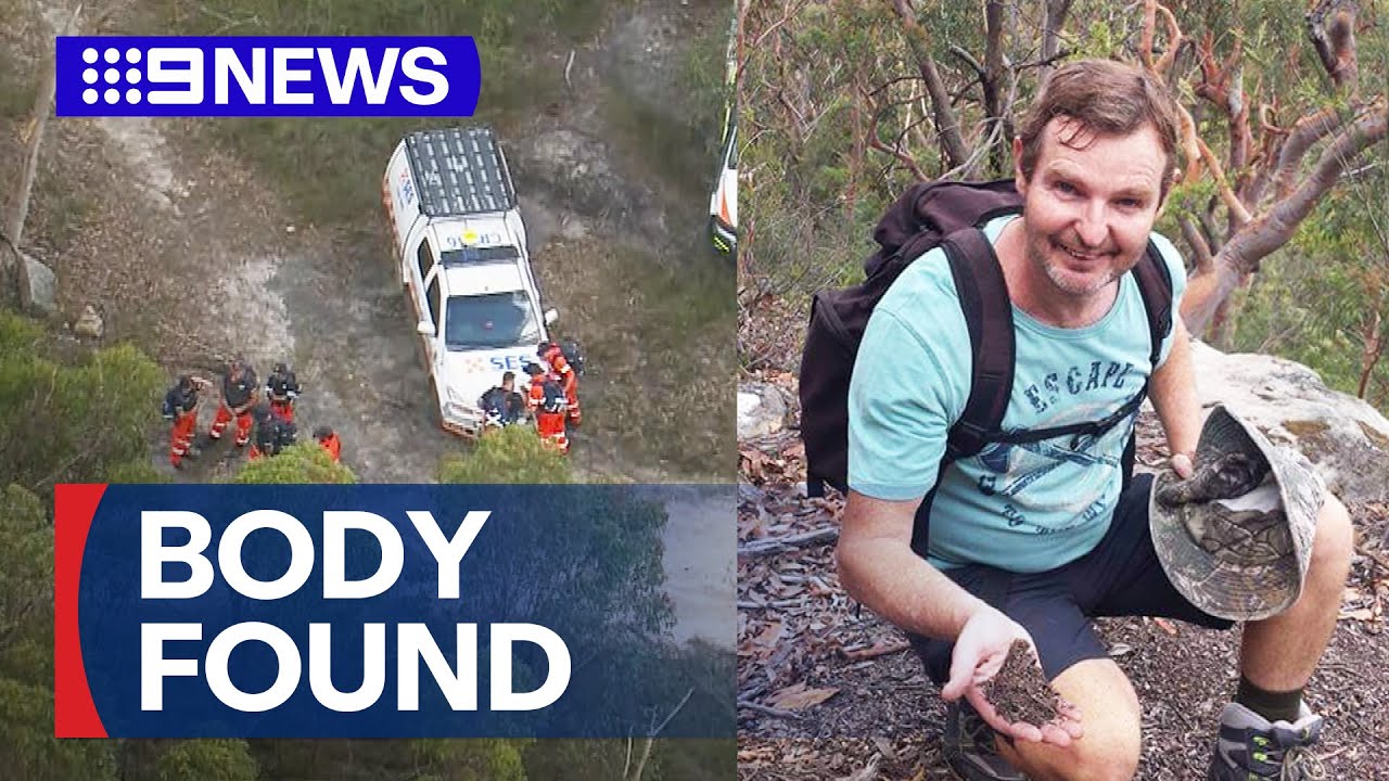 Body of missing bushwalker found | 9 News Australia - YouTube