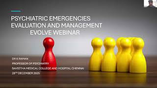 Psychiatric Emergencies - Evaluation and Management | #eastwestpharma