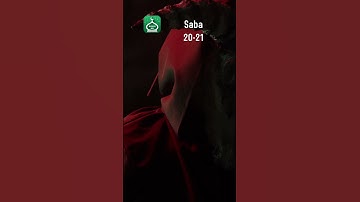 Surah Saba (Sheba) 20-21 :  | Urdu | Hindi Audio Translation HD | سورة سبأ