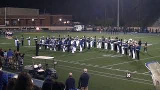 Marist and St Pius X Marching Band National Anthem 12 01 2017 playoff round 4