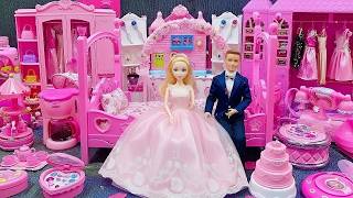 Download lagu 56 Minutes Satisfying with Unboxing Barbie Doll Pink Rock Bed Toys,Swing& Slide Toys Review, ASMR