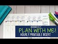 PLAN WITH ME! | NOVEMBER 15-21 | HOURLY PRINTABLE PLANNER INSERT | CLASSIC HAPPY PLANNER | HP INSERT