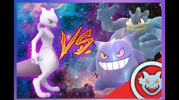 MAX CP MEWTWO VS MACHAMP & GENGAR RAID IN POKEMON GO | Four Level 3 Raids Solo W/ Mewtwo