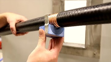 Roxtec BG™ B System installed with large coaxial cables