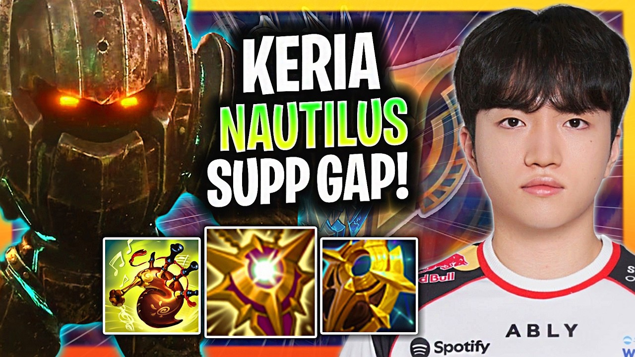T1 KERIA NAUTILUS IS UNFAIR! 🔥MASTERCLASS🔥 | T1 Keria Nautilus SUPPORT Guide Patch 26.3