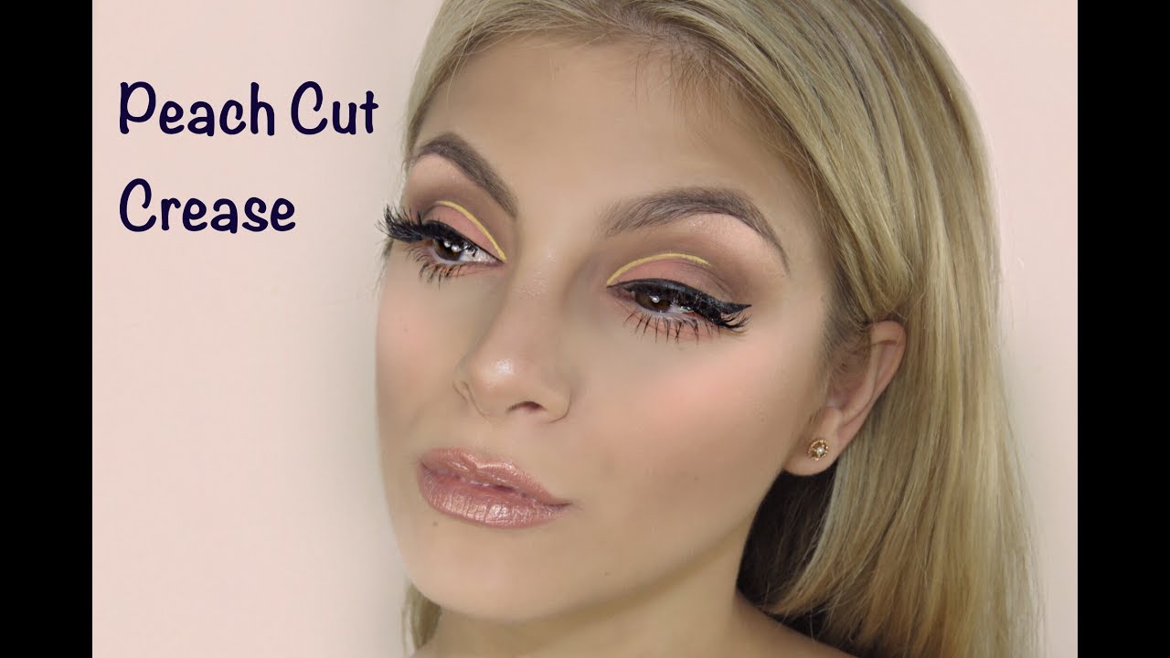 Peach cut crease tutorial