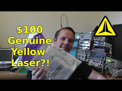 Yellow DPSS Laser for under $100?! Unboxing, Review & Measurement with a Raspberry Pi Spectrometer