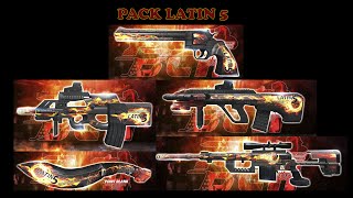 pacote armas LATIN5 (AUG,CHEYTAC,FANG,P90,PYTHON)Pointblank