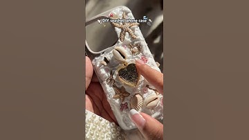 My take on the viral sea shell case 🐚 #youtube #sea #seashell #phone #phonecase