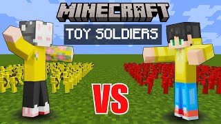 10,000 TOY SOLDIERS BATTLE in Minecraft! ft. WONDERPETS screenshot 3