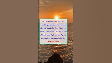 Tông đồ cầu nguyện (03/05/2023). Cùng Chúa Giêsu buổi tối.