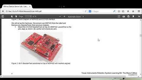 TI-RSLK Lab 20 Wi-Fi
