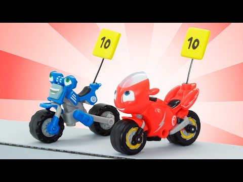 Crazy Stunt Competition 🏍️ Ricky Zoom x Play-Doh | The Play-Doh Show | Play-Doh Official