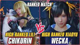 Download Lagu TEKKEN 8 ▰ CHIKURIN (Lili) vs WECKA (Xiaoyu) ▰ T8 RANKED GAMEPLAY MP3