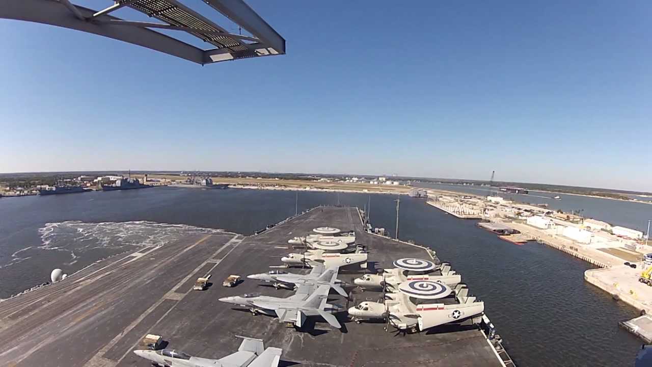 Time Lapse of USS Enterprise (CVN 65) arriving Mayport, FL YouTube