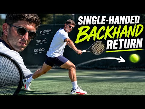 The Single Handed Backhand Return