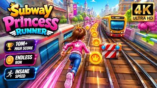 😱Subway Princess Runner Video Game - Running Barbie Games Doll 3d Fun Race screenshot 2