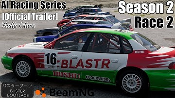 BeamNG AI Racing Series - Season 2  - Race 2 Rally Class [Official Trailer]
