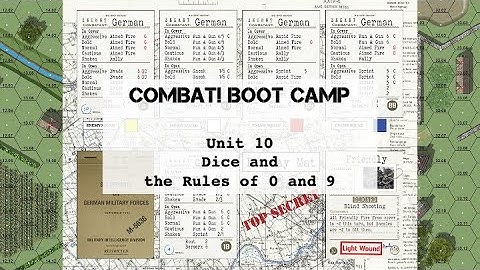 10 Dice and Rules of 0 & 9