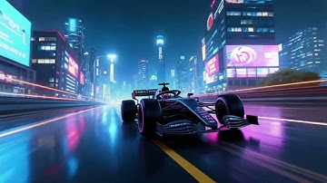 Hyperdrive Symphony 🚀 | Futuristic Synthwave Instrumental | Cyberpunk Racing Music
