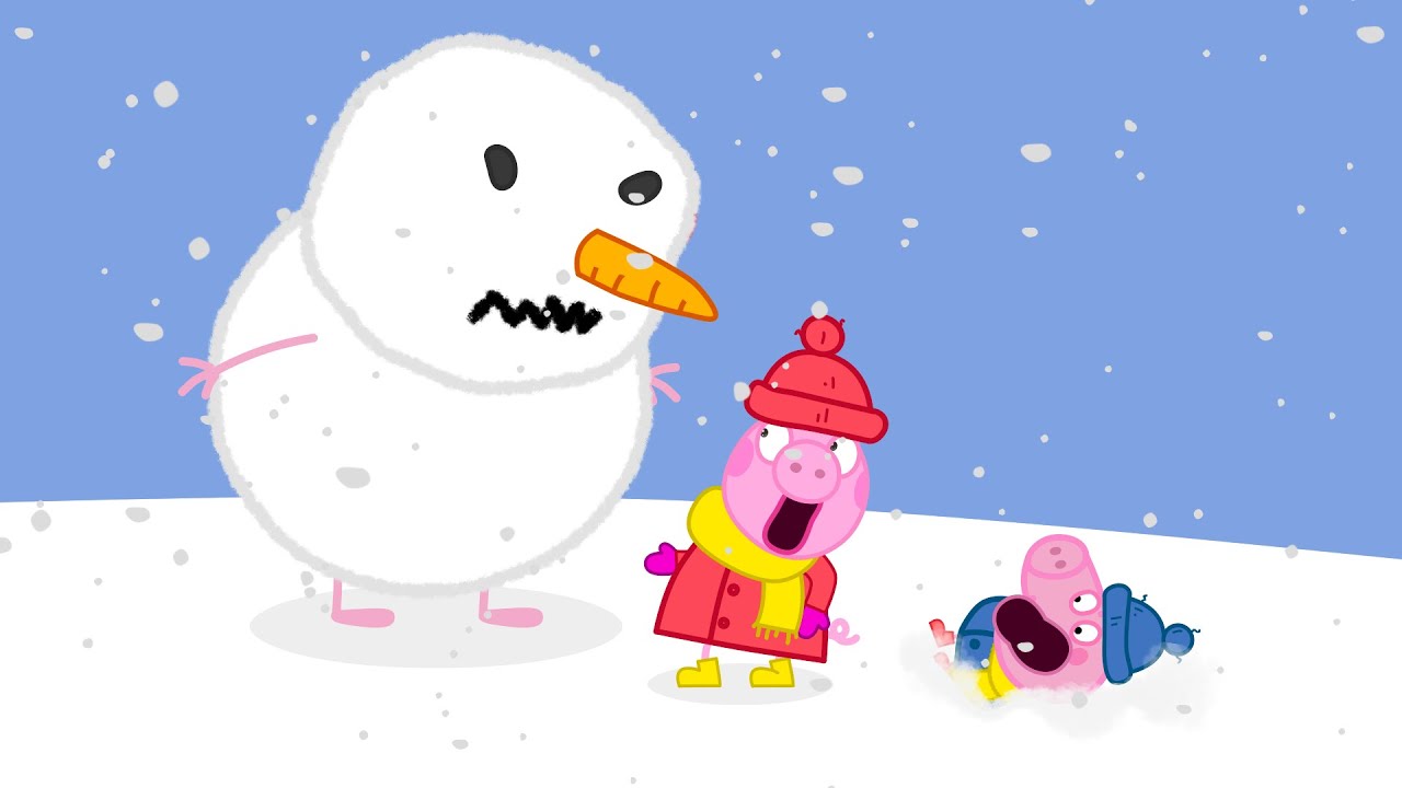 The Snowman Is Coming!❄️😱 Peppa Pig Parody by Pigs Planet