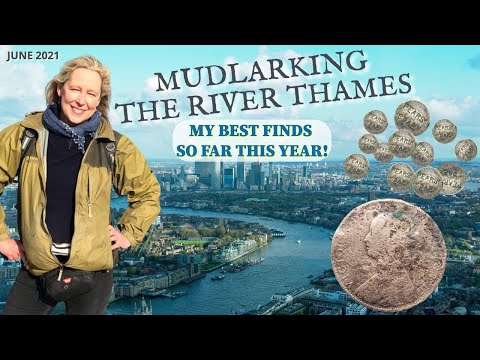 Видео: Mudlarking в Лондон на Темза