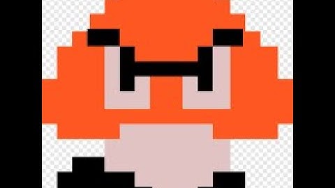 How to Build a Goomba in minecraft