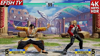 Gato vs Rock Howard (Hardest AI) - KOF XV