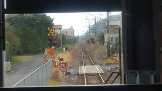 【内房線】和田浦駅→江見駅（JR東日本E131系電車）後面展望の車窓、走行音、車内アナウンスの動画（千葉県南房総市・鴨川市）JR EAST Uchibo Line Chiba JAPAN TRAIN