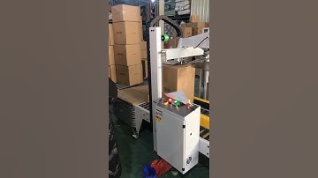 automatic carton flap folded adhesive tape sealing machine