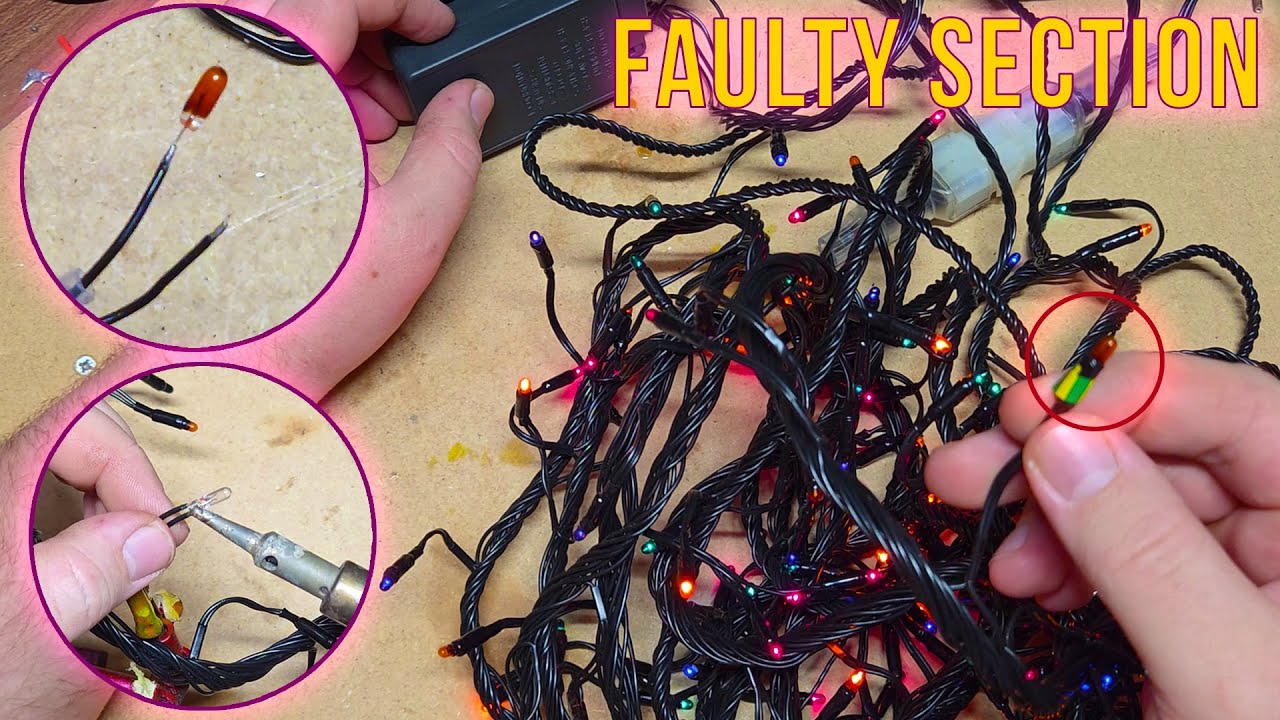 Ремонт моих самых любимых рождественских гирлянд. Premier Starbrights