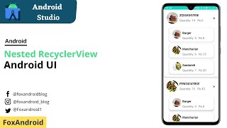 Nested RecylerView in Android Studio | Nested RecylerView | Android Studio Tutorial screenshot 3
