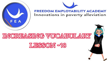 FEA lesson - 18 Increasing vocabulary tricks @fea_english_academy