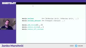 Sequel: When ActiveRecord is not enough - Janko Marohnić - Rubyday 2020