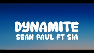 Sean Paul   Dynamite Lyrics ft  Sia Resimi