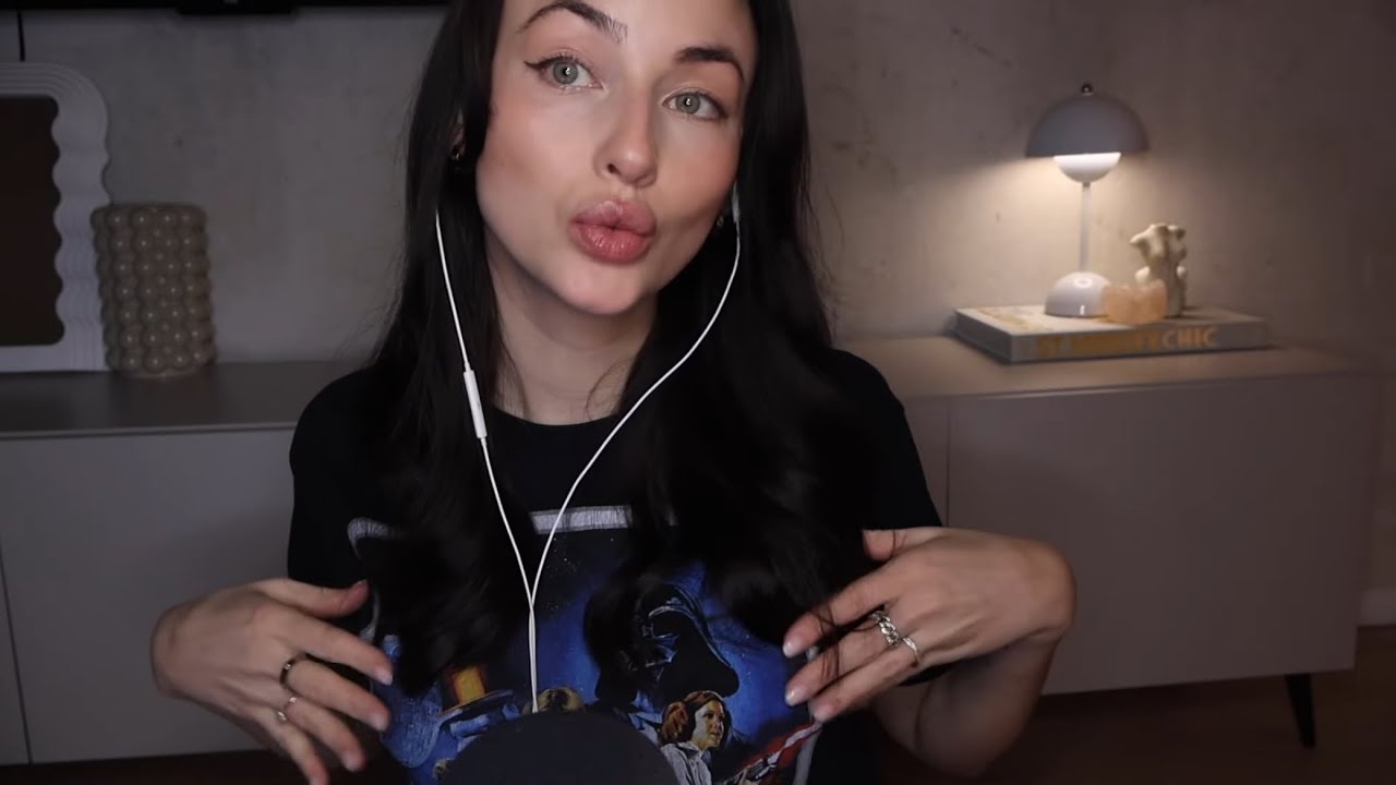 Asmr Saying, repeating and tracing your Names (whispering, mouth sounds, Hand sounds) german/deutsch