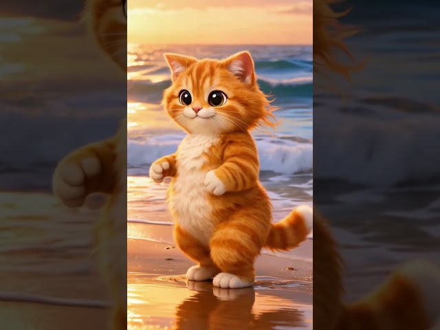 cute dancing cat #cat #kucingkampung