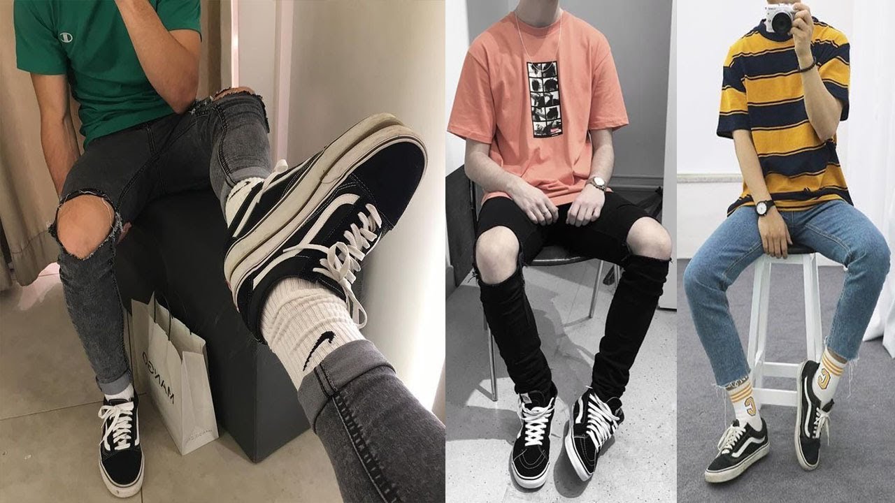 How To Style Vans Old Skool For Men 2021 | Vans Outfit Ideas Men | Vans ...