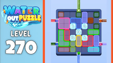 Water Out Puzzle level 270 solution 