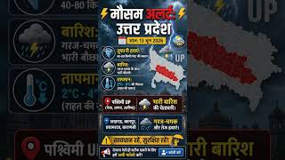 🌧️ UP में मौसम का बड़ा बदलाव! 🌧️ (13 जून 2026) #IMDAlert #UPRainAlert #ai #ytshorts #youtubeshorts