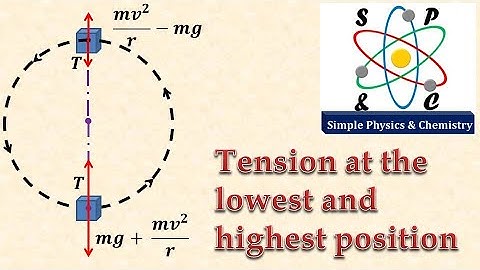 Tension at the top and bottom positions for vertical circular motion in constant velocity